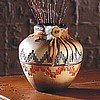 Ceramic Geometric Pattern Vase